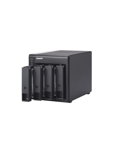 QNAP TR-004 4 Bay USB Type-C Direct Attached Storage (DAS) with hardware RAID (Diskless)