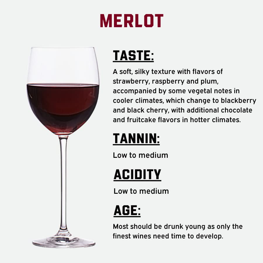 Fontana Wine Making Ingredient Kit - Merlot 6 Gallon DIY Kit | Premium Ingredients | Makes 30 Bottles