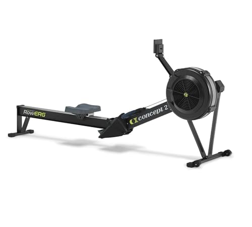 Concept2 RowErg Model D Indoor Rowing Machine with PM5 Monitor, Device Holder, Adjustable Air Resistance, Easy Storage