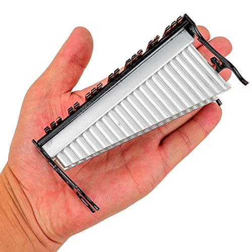 Miniature Drum with Case - Gold, Mini Percussion Musical Instrument - Mini Drum - Miniature Dollhouse Model - Christmas Ornament and Gift