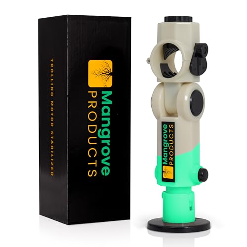 Adjustable Trolling Motor Stabilizer, Glow in the Dark, Universal Fitment for Minn Kota, Rhodan, Motor Guide, No Drilling, Shock Absorber, Boat Accessories, Trolling Motor Support