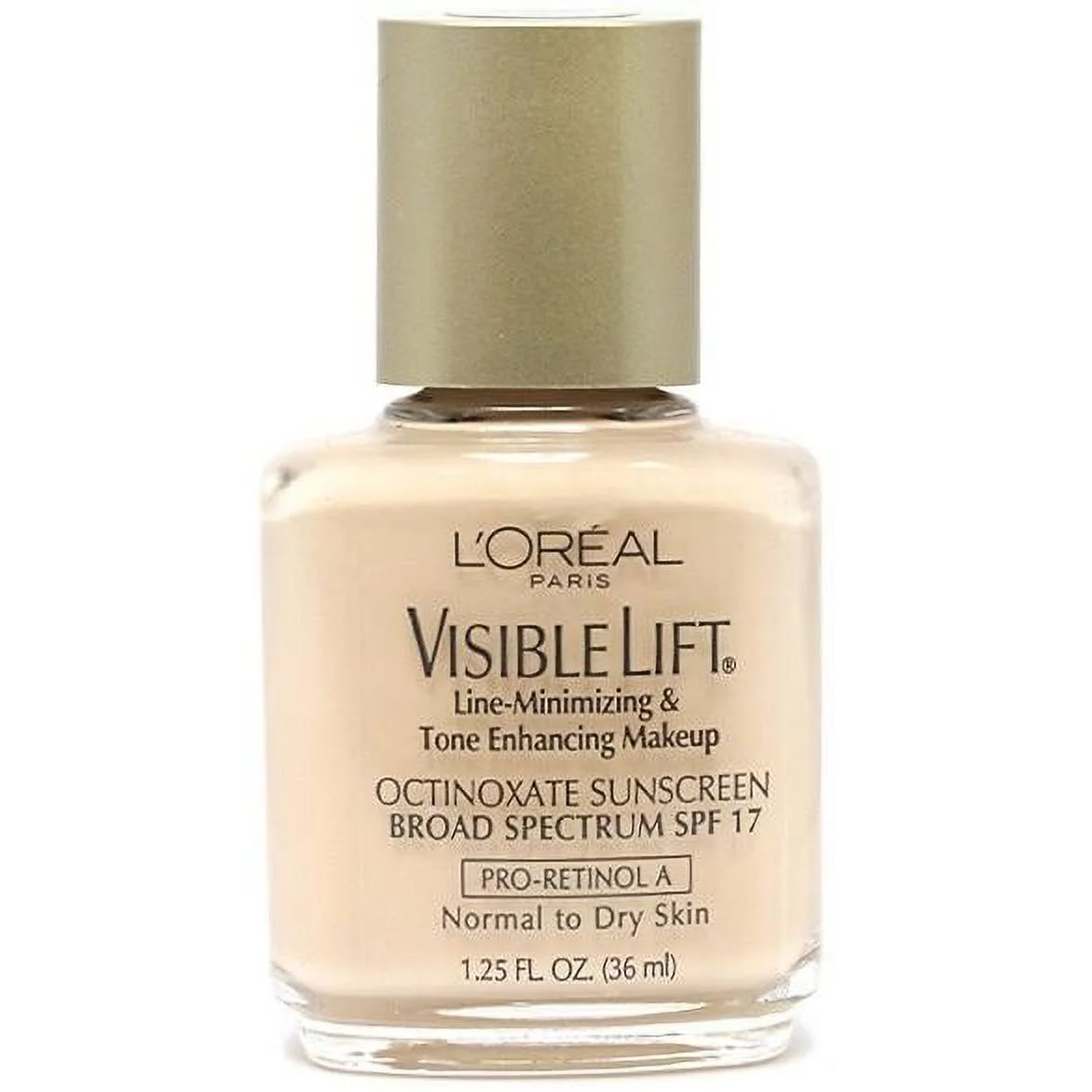 L'Oreal Paris Visible Lift Line-Minimizing & Tone-Enhancing Makeup, Golden Beige