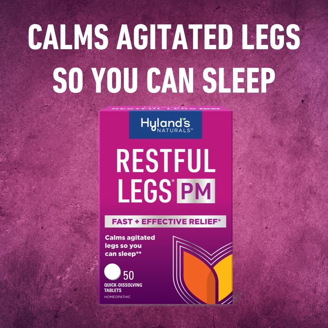 Hyland's Restful Legs PM Quick Dissolving Tablets - 50 Tablets (Pack of 2)
