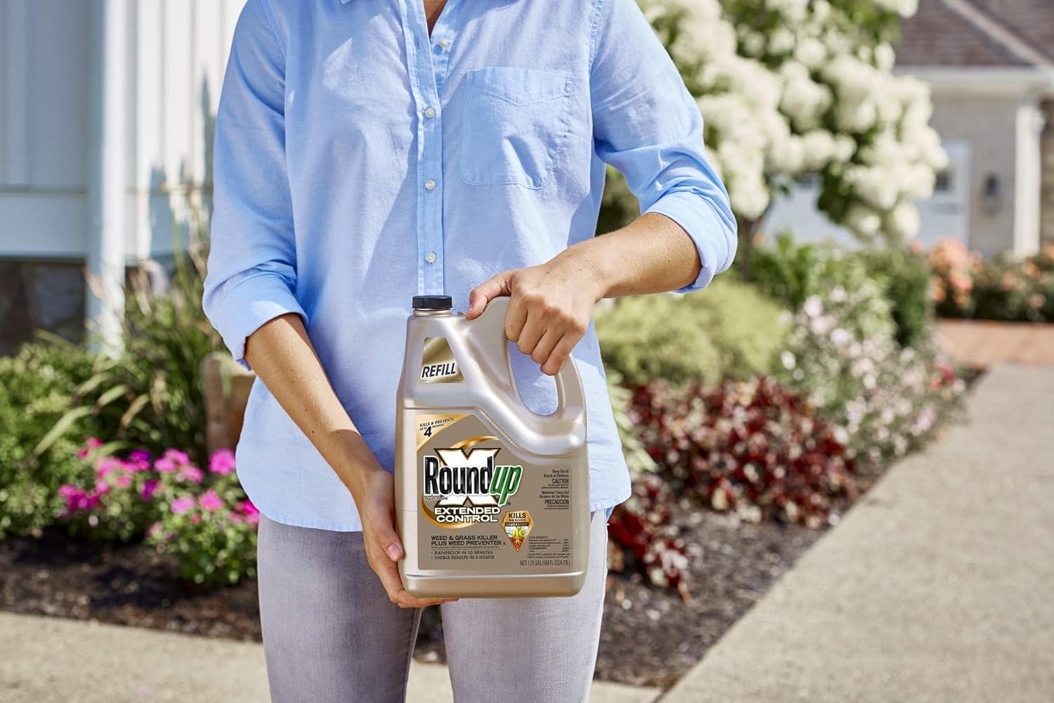 Roundup Ready-To-Use Extended Control Weed & Grass Killer Plus Weed Preventer II Refill 1.25 gal.