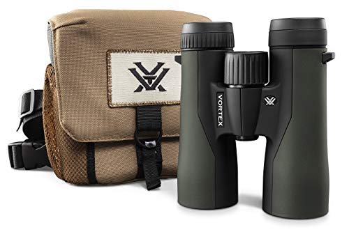 Vortex Optics Crossfire HD 8x42 Binoculars - HD Optical System, Tripod Adaptable, Rubber Armor, Waterproof, Fogproof, Shockproof, Included GlassPak - Unlimited, Unconditional Warranty
