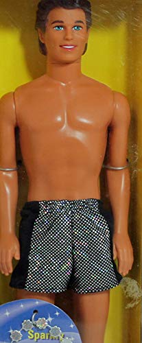 Mattel Sparkle Beach Ken Barbie Doll with a Bracelet for You