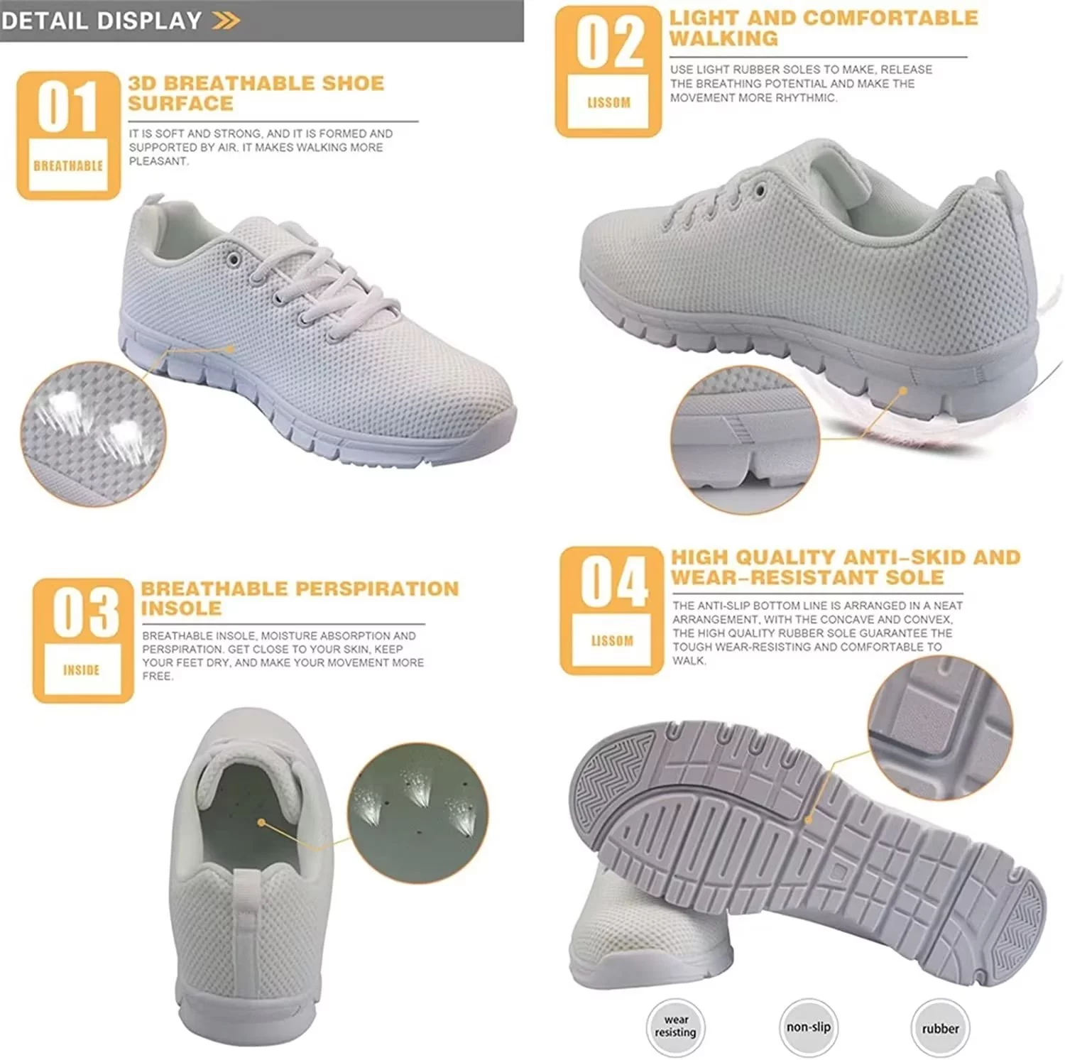 Suhoaziia Sneakers for Girls Running Shoes Cartoon Caring Alpaca Print Flats Youth Low Top Comfortable Breathable Outdoor Gym Lace Up Footwear Size 1