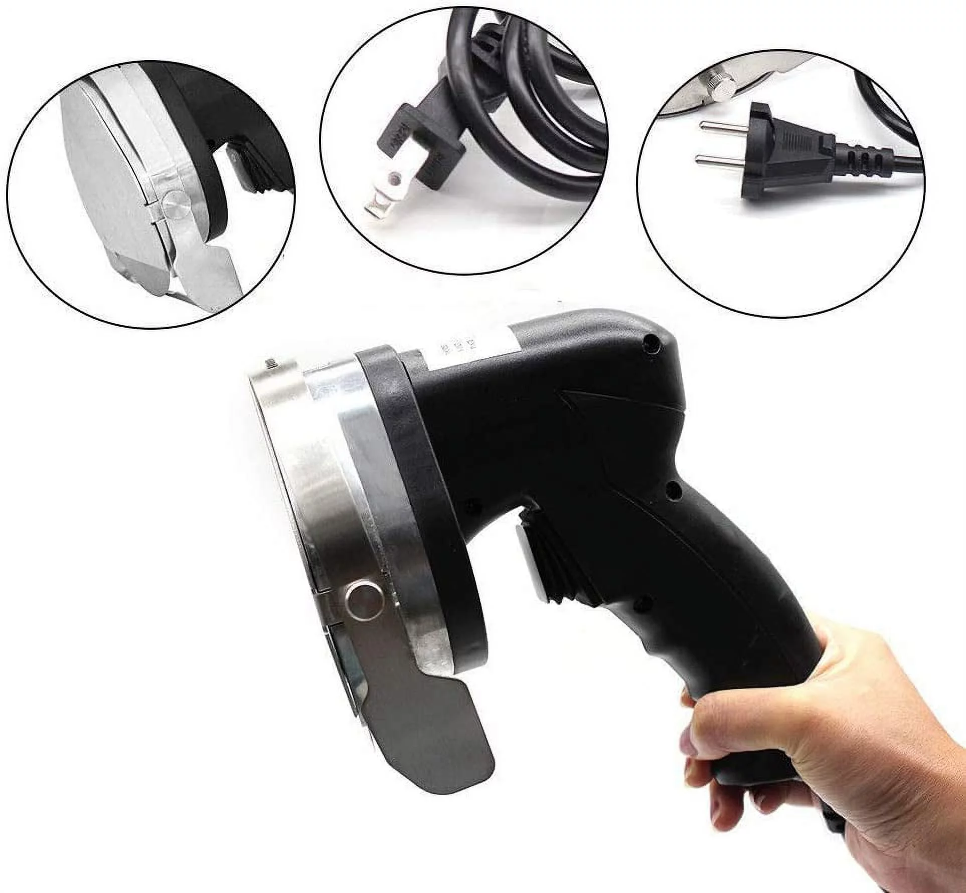 Miumaeov Electric Shawarma Cutter Gyro Slicer Commercial Kebab Knife Gyro Cutter Kebab Slicer, Sliced Meat Gyros Knife