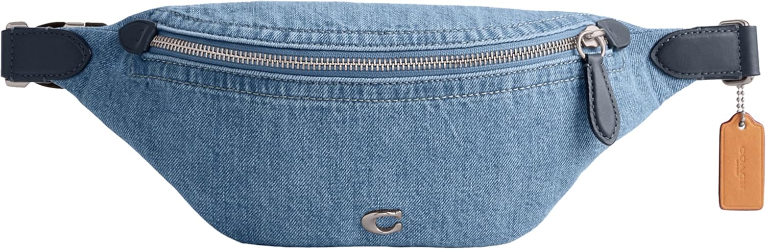 Coach Charter Belt Bag 7, Indigo Denim