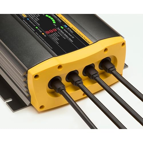 ProMariner 44021 ProSport HD Waterproof Marine Battery Charger, 20 Amp, 3 Bank