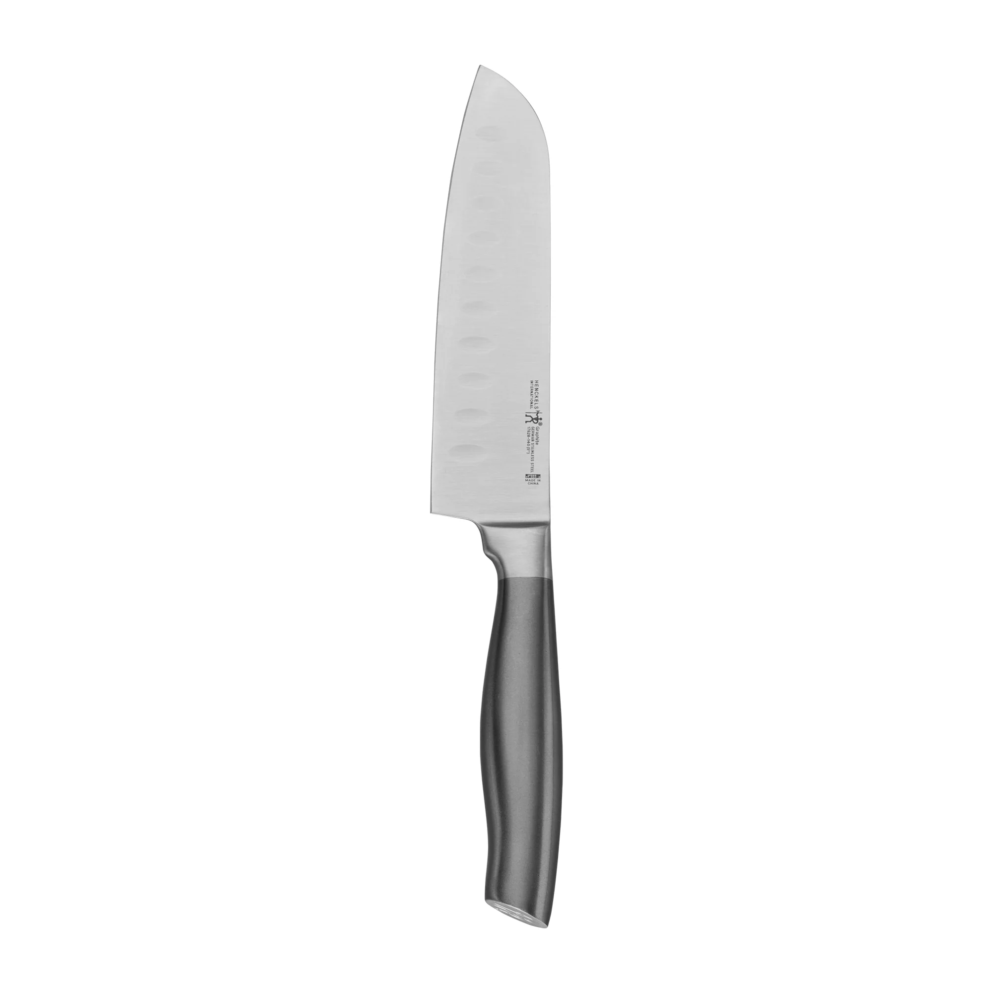 J.A. Henckels International Graphite Hollow Edge Santoku Knife