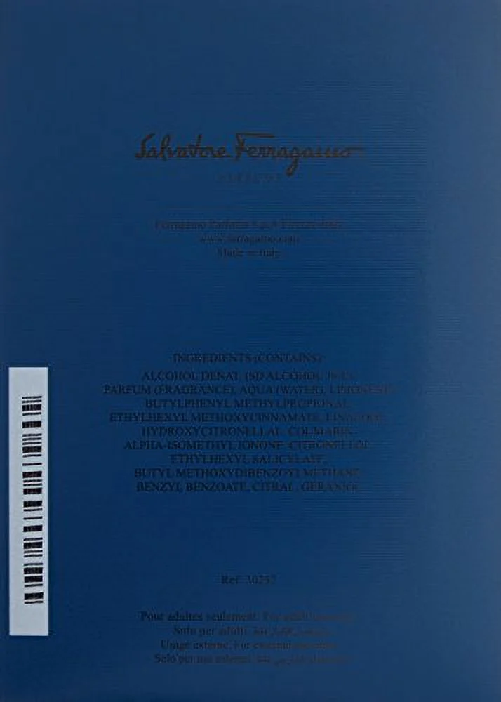 Salvatore Ferragamo Acqua Essenziale Blu Eau de Toilette Spray for Men, 3.4 Ounce