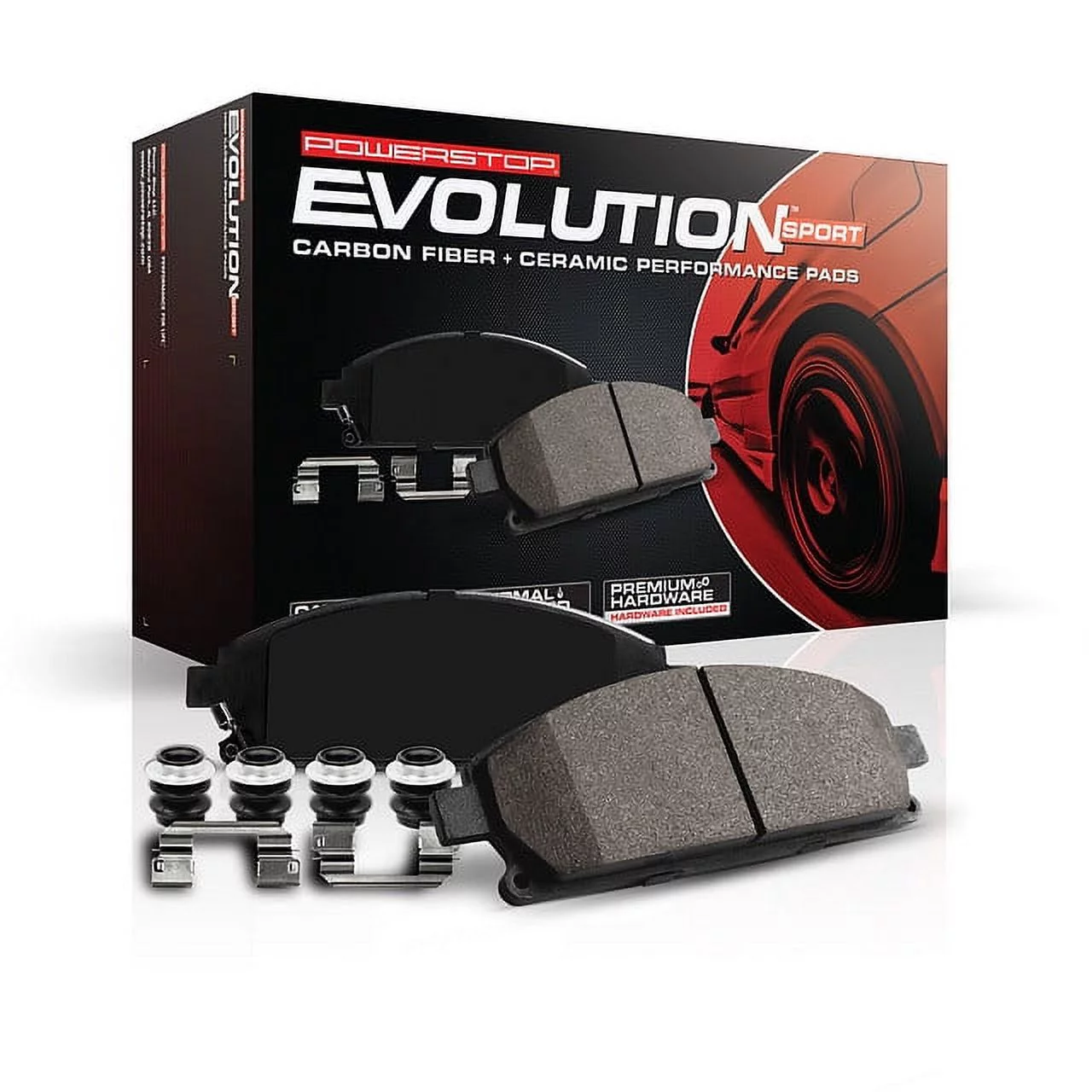 Power Stop Front Z23 Evolution Carbon-Fiber Ceramic Brake Pads Z23-6012 Fits select: 2018-2022 KIA STINGER, 2022 GENESIS G70 BASE/SPORT ADVANCED/SPORT PRESTIGE