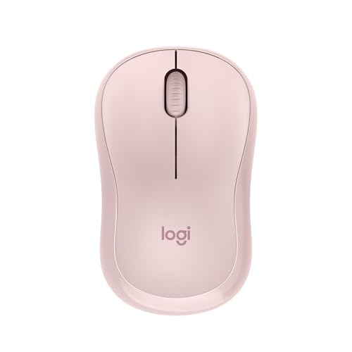 Logitech M185 Wireless Mouse, 2.4GHz with USB Mini Receiver, 12-Month Battery Life, 1000 DPI Optical Tracking, Ambidextrous PC/Mac/Laptop - Swift Grey