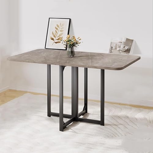 Multipurpose Collapsible Drop Leaf Extension,Space Saving Kitchen,Dining Room Table with Adjustable Feet and Anti-Rollover Device,Easily Unfold/fold Without Taking Up Space (Color : Bianco, Size : 1