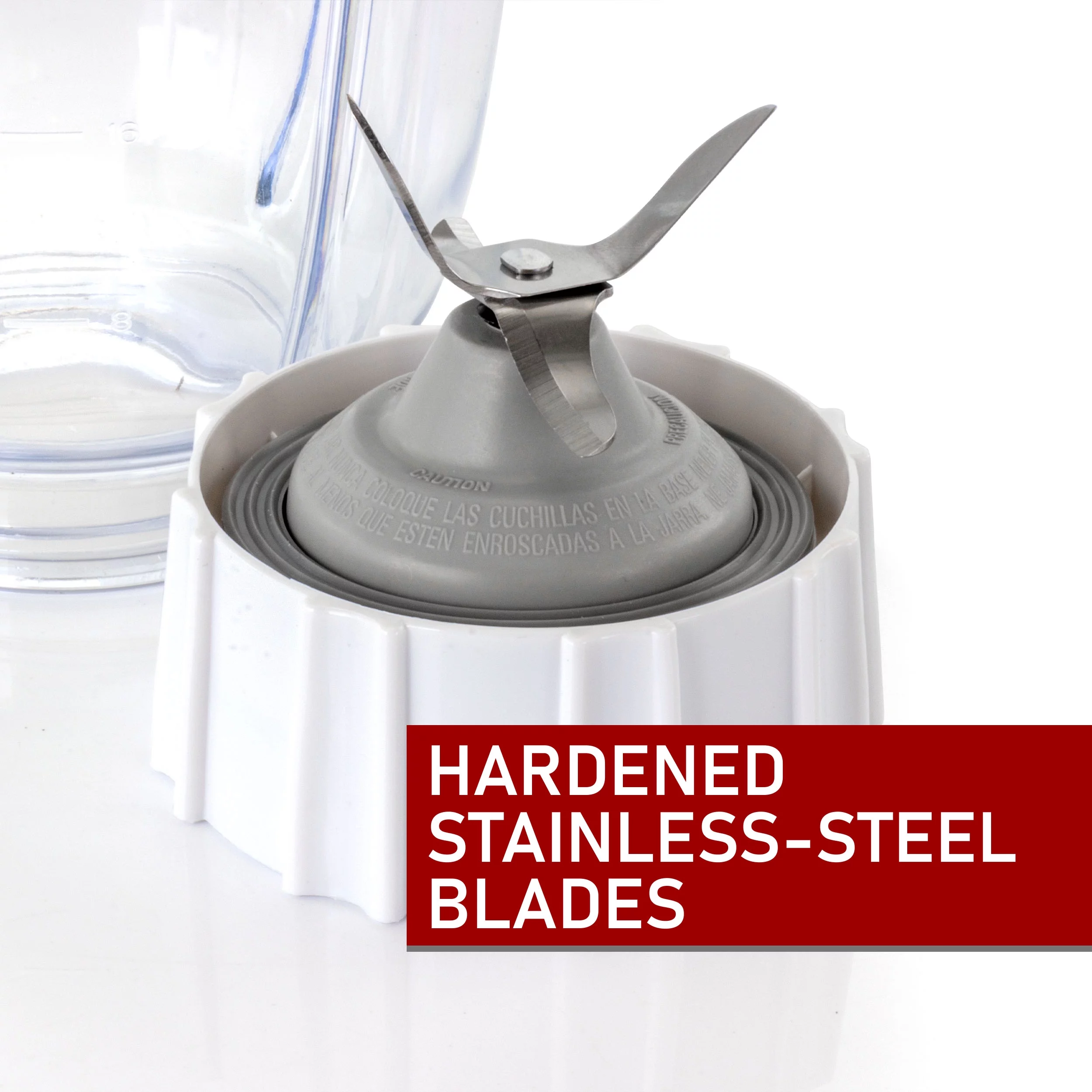 Better Chef 10-Speed 350 Watt 50 Ounce Jar Blender in White