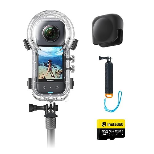 Insta360 X3 Motorcycle Kit (New Version) - Waterproof 360 Action Camera with 1/2