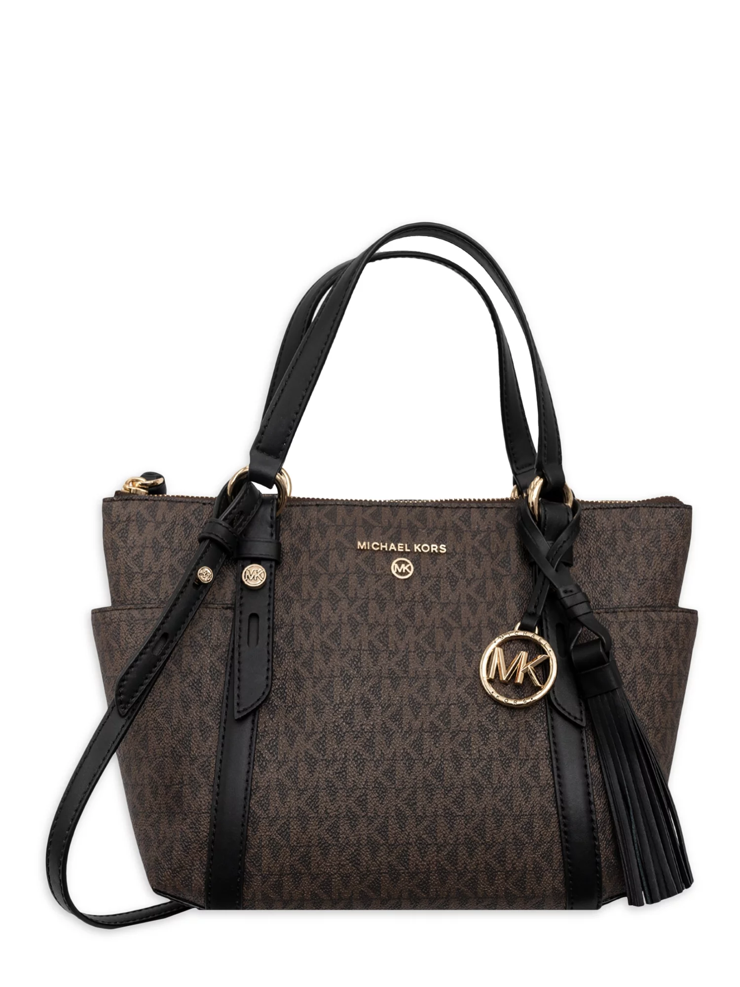 Michael Kors Women's Sullivan Small Top-Zip Tote Bag - Luggage- Brown