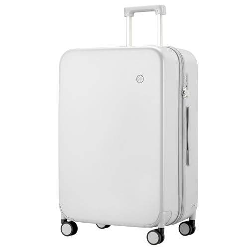 mixi Upgrade Carry on Luggage 14 Inch Underseat Personal Item Suitcases with Spinner Wheels, Hardside Rolling Suitcase PC with TSA Lock Lightweight Travel Case, Fine Grid Black