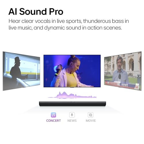 LG S20A 2.0 ch. Soundbar, Dolby Digital, TV Synergy, Wow Interface, DTS Digital Surround (New 2025 Model)