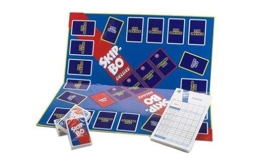 Skip Bo Deluxe Card Game Sequencing 2001 Complete - Silver