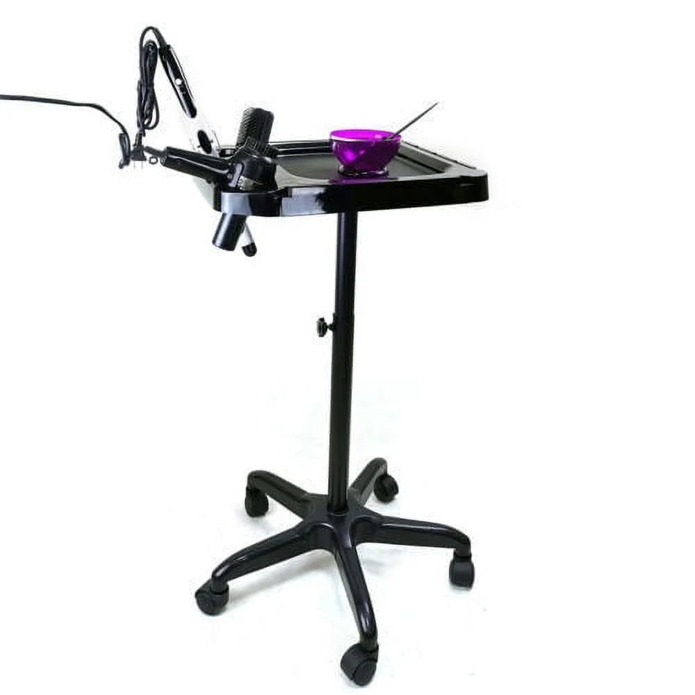 Salon Spa Rolling Cart Service Trolley Tray Cart Tattoo Table Rolling Instrument