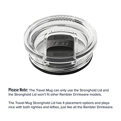 YETI Rambler 20 oz Travel Mug, Stainless Steel, Vacuum Insulated with Stronghold Lid