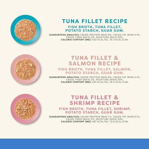 Applaws Natural Wet Cat Food in Gravy, Limited and Natural Ingredients, High Protein with No Artificial Additives, Fish Selection in Gravy (24 x 2.47oz Cans)
