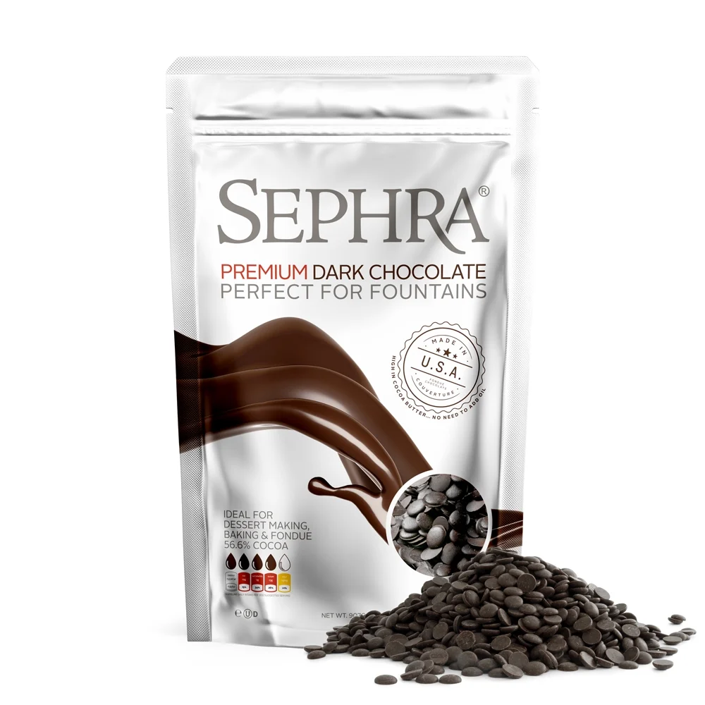Sephra Premium Dark Semi Sweet Chocolate 2lb bag