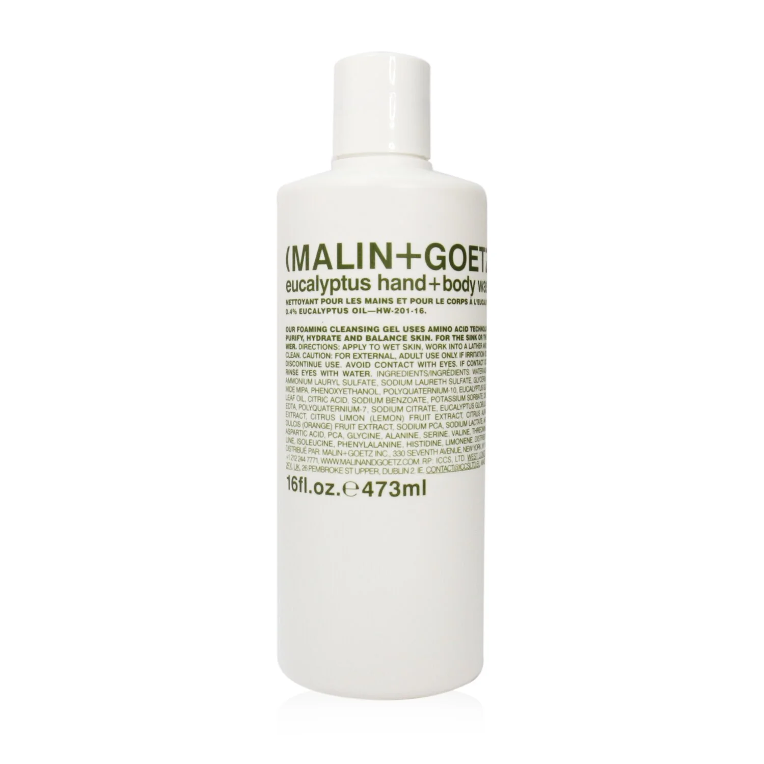 MALIN+GOETZ Eucalyptus Hand+Body Wash  250ml/8.5oz