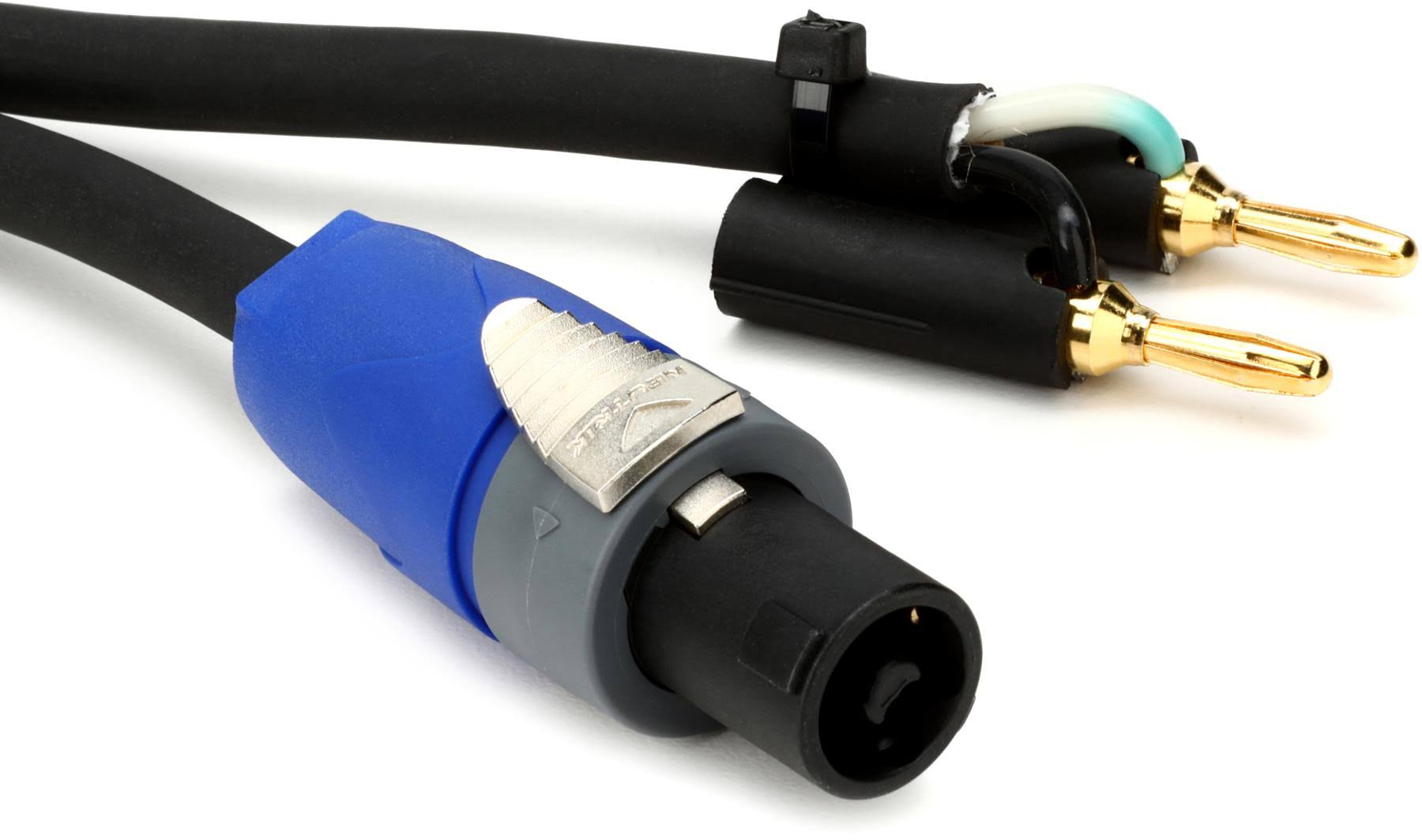 Pro Co S12BN-25 25ft Speakon to Banana 12AWG Speaker Cable