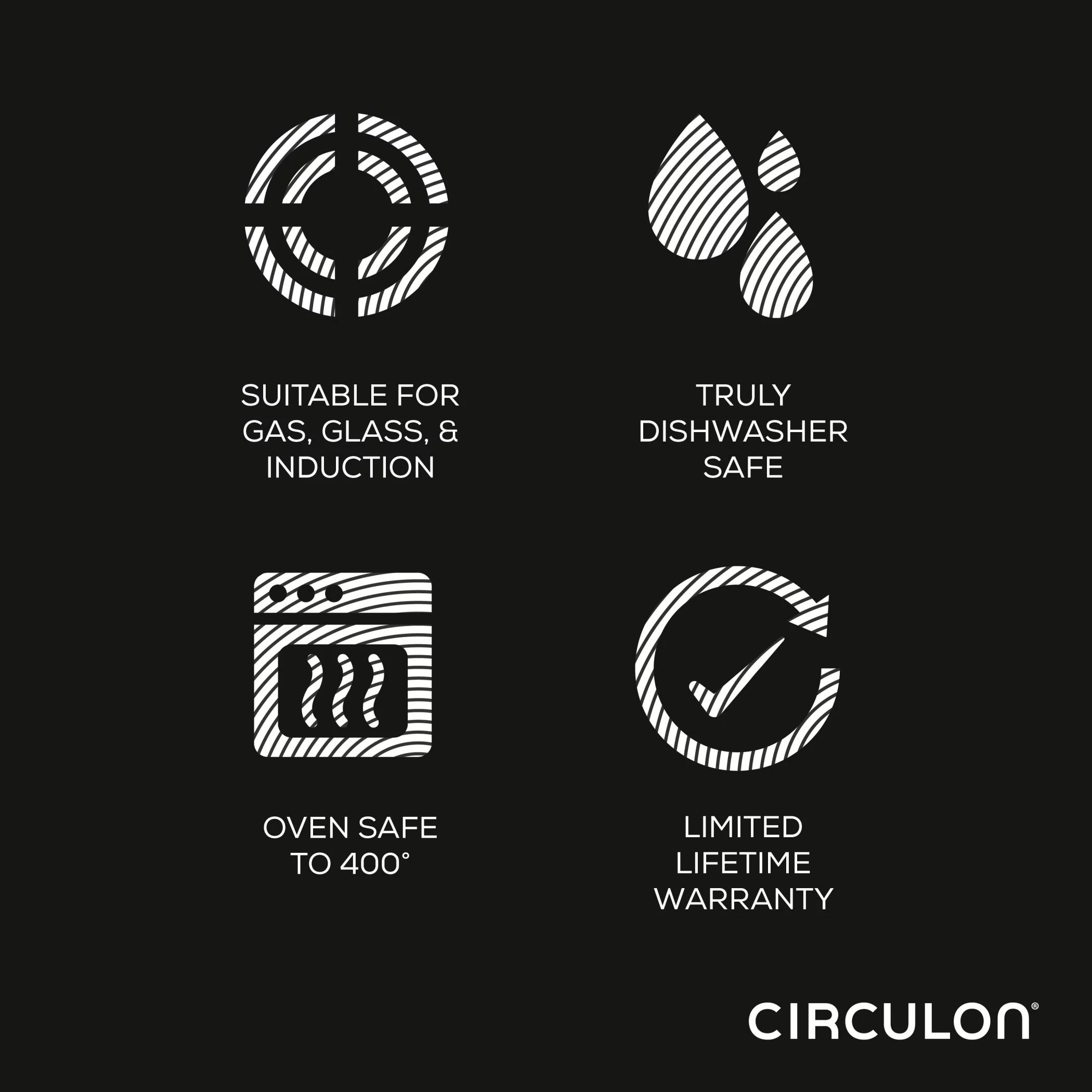 Circulon SteelShield 10.25 inch Stainless Steel Skillet, Silver