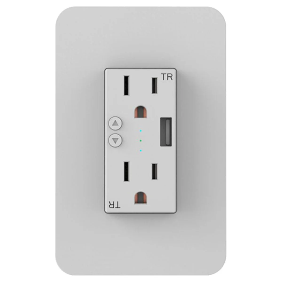 NexxtHome - Smart Wi-Fi wall power outlet with USB port