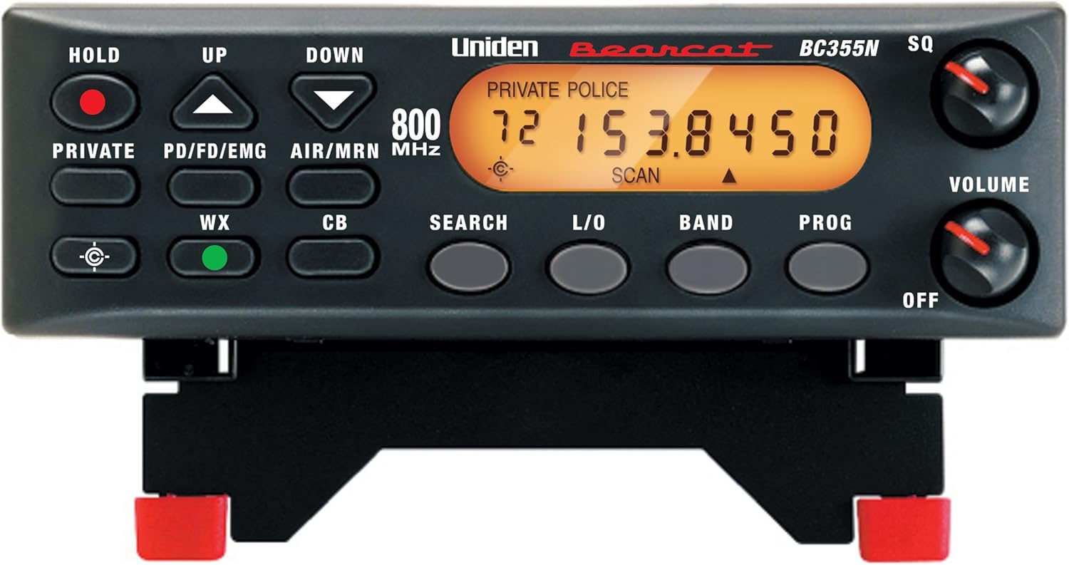 Uniden BC355N 300-Channel Base/Mobile Scanner, Close Call Capture, Pre-programmed Search “Action” Bands to Hear Non-Digital Police, Ambulance, Fire, Amateur Radio, Public Utilities, Weather & more