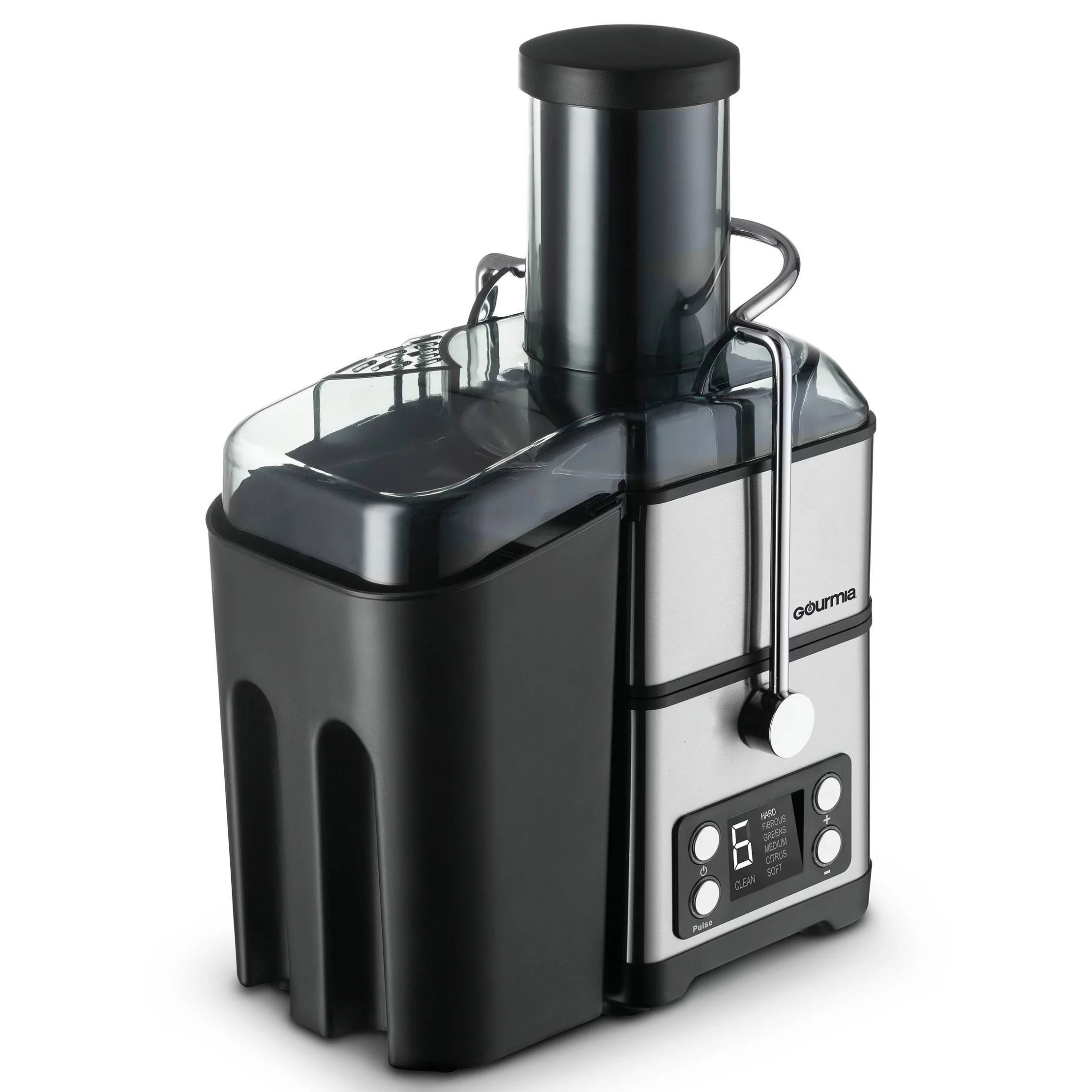 6 Speed Big Mouth Extraction Digital Juicer with Self-Cleaning Cycle