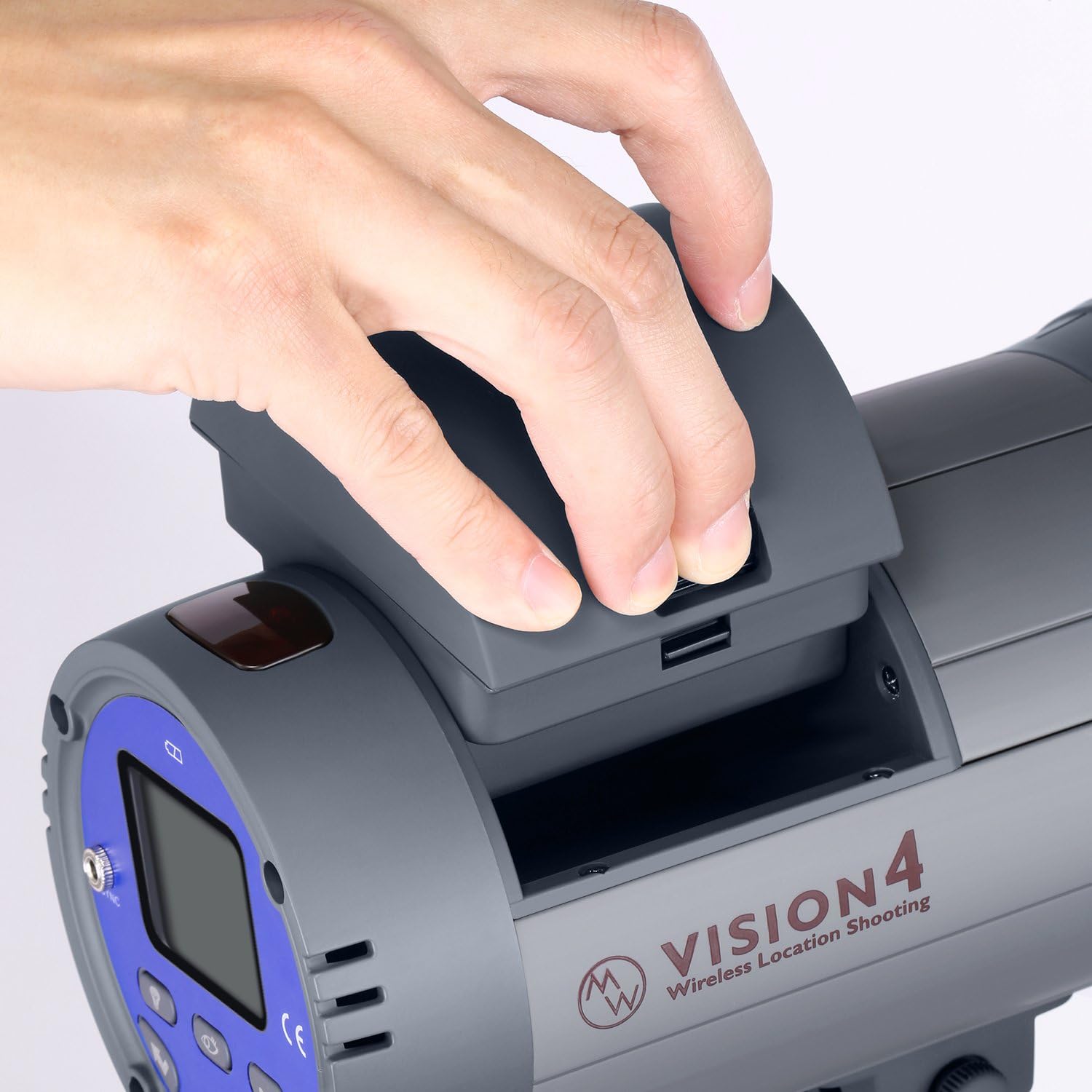 Neewer 600W Battery Powered Outdoor Studio Flash Strobe Lighting Kit:(2)VISION4 Monolight with 2.4G System,(2)Translucent White Umbrella,(2)Rectangular Softbox for Video Shooting Location Photography