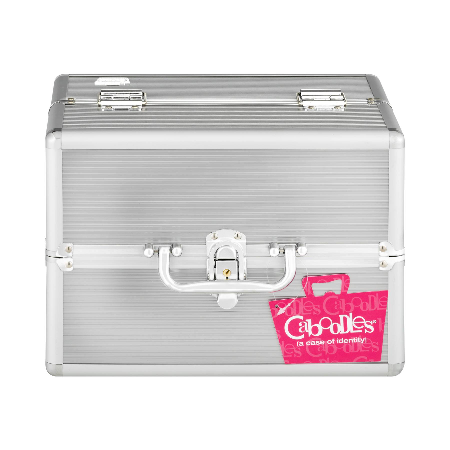 Caboodles Goddess 4-Tray Train Case Silver