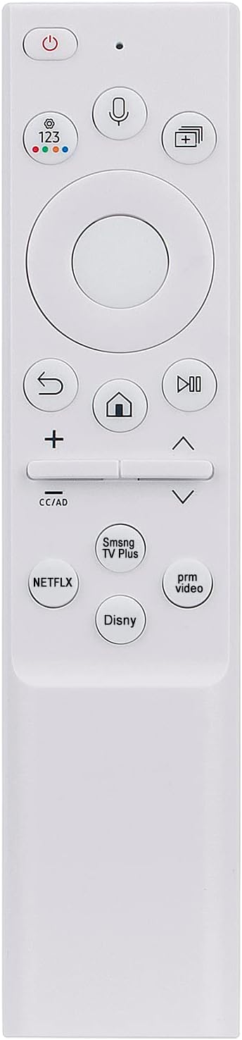 BN59-01391A Sub BN59-01385A New Replacement Voice Remote Control fit for Samsung OLED 4K Smart TV with NETFLIX SAMSUNG-TV-PLUS DISNEY PRIME-VIDEO buttons QN65LS03BDFXZA QN75LS03BDFXZA QN85LS03BDFXZA