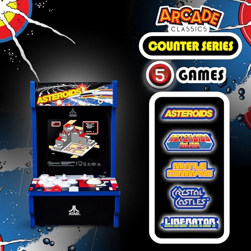 Arcade Classics - WWE Counter Series Game Machine, 4 Games, 8