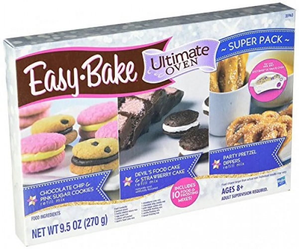 Easy Bake Oven + Star Edition Ultimate Super Pack Refill Set.