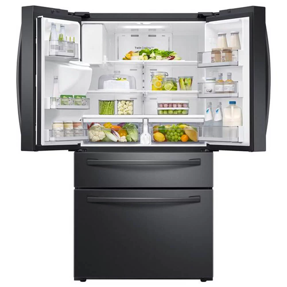 Samsung RF28R7201SG 28 Cu. Ft. Black Stainless 4-Door French Door Refrigerator