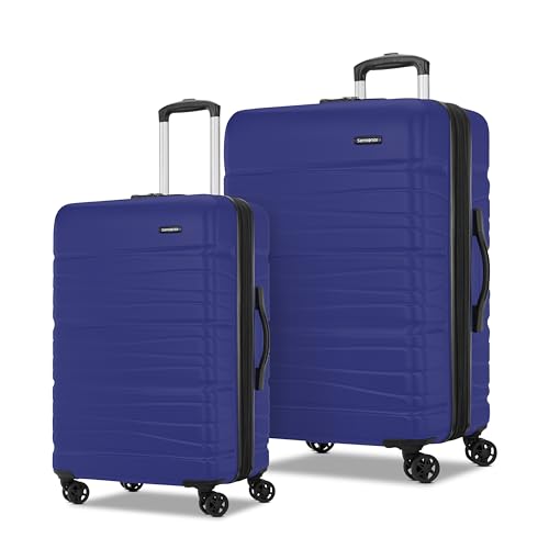 Samsonite Evolve SE Hardside Expandable Luggage with Double Spinner Wheels, Bass Black, Carry-on