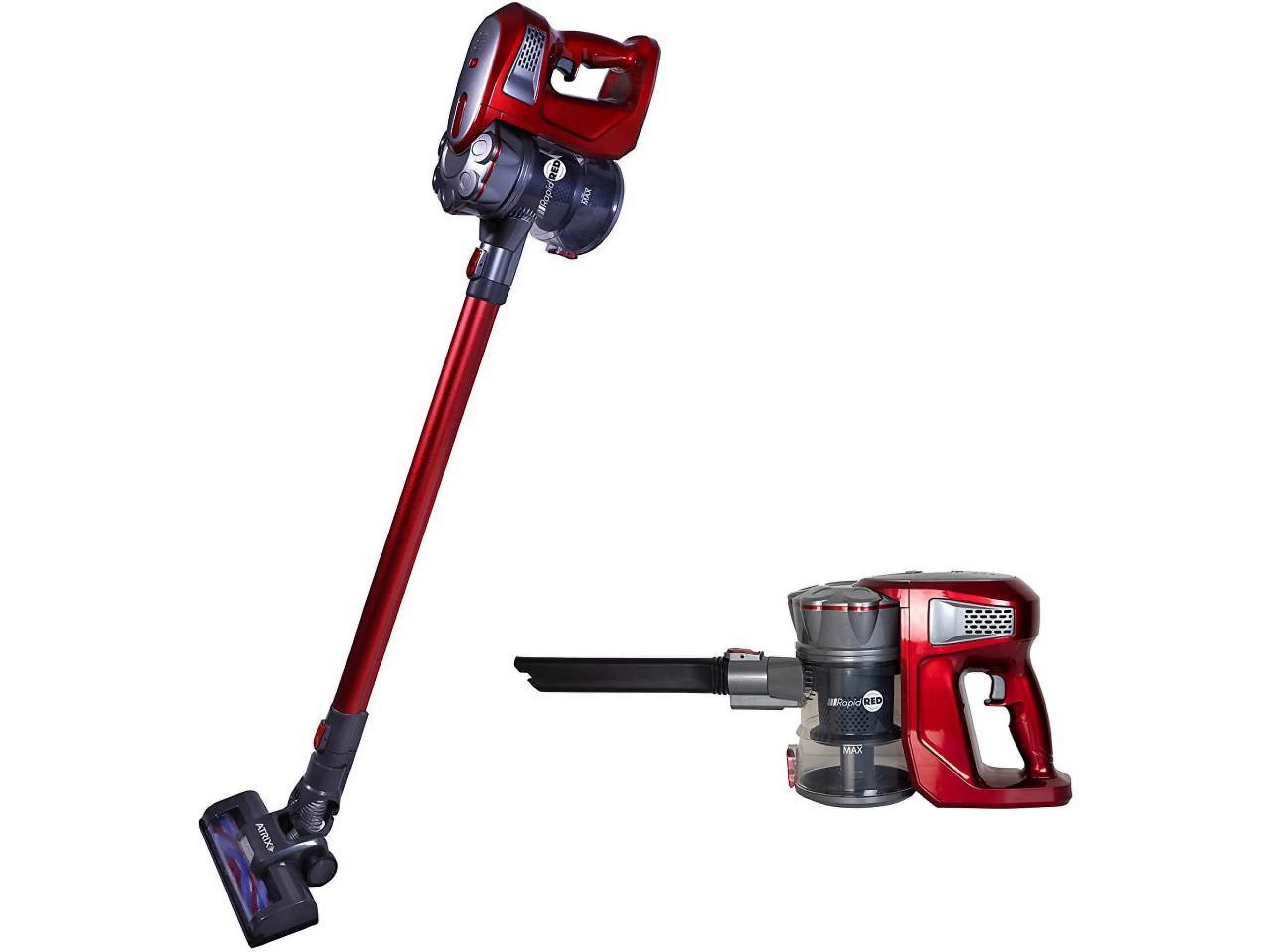 Atrix ACSV1 Rapid Red Cordless Stick Vacuum Red