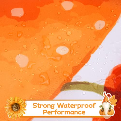 4Pcs Christmas Shower Curtain Set - Merry Christmas Bathroom Set Holiday Shower Curtain with Non-Slip Rugs, Toilet Lid Cover and Bath Mat