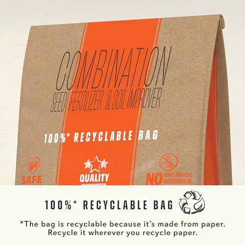 O.M. Scott and Sons Tall Fescue Blend Grass Seed, Fertilizer and Soil Improver, Naturally Crowds Out Weeds, Covers Up to 2,000 sq. ft., 8 lbs.