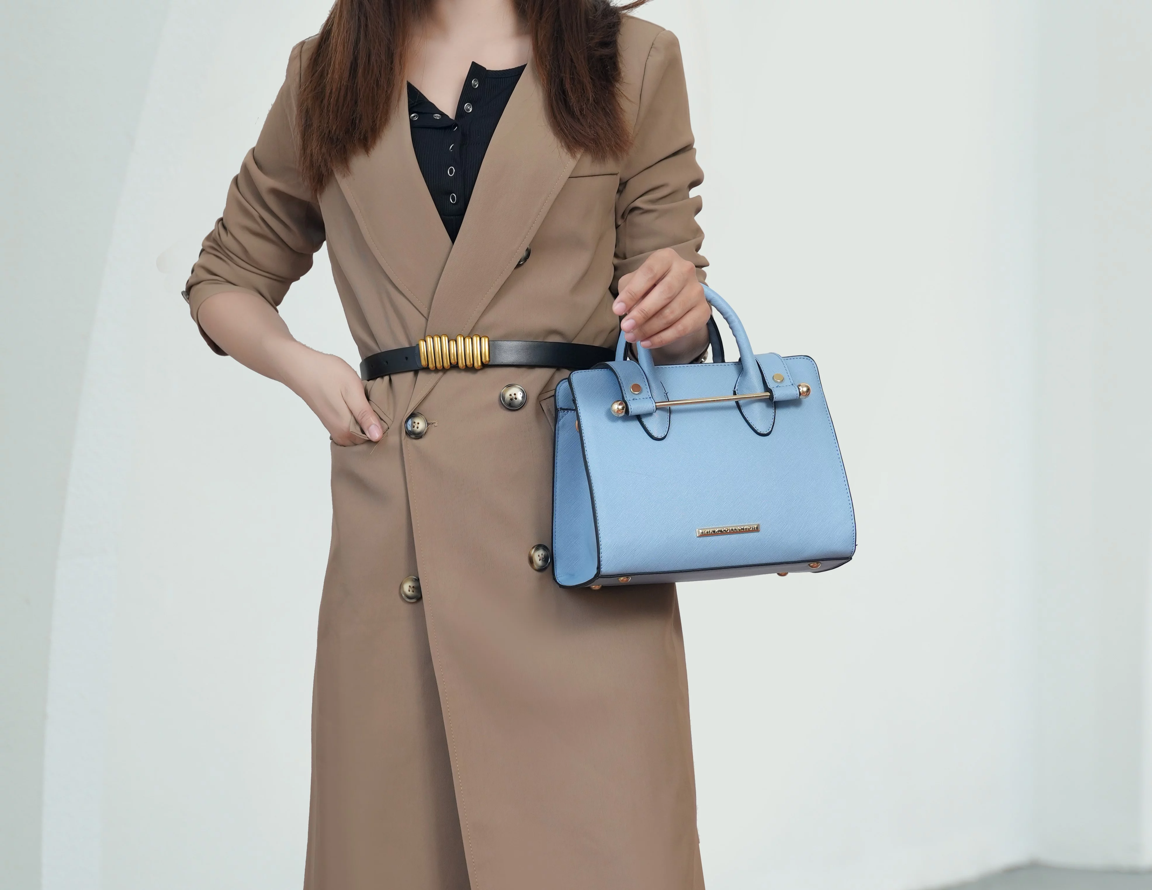 Malaya Vegan Leather Womens Tote Bag by Mia K