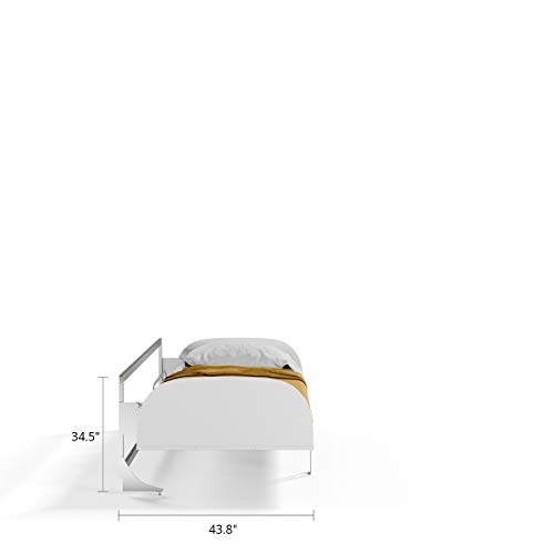 Simple Twin/Twin XL Murphy Wall Bed (Light Wood)