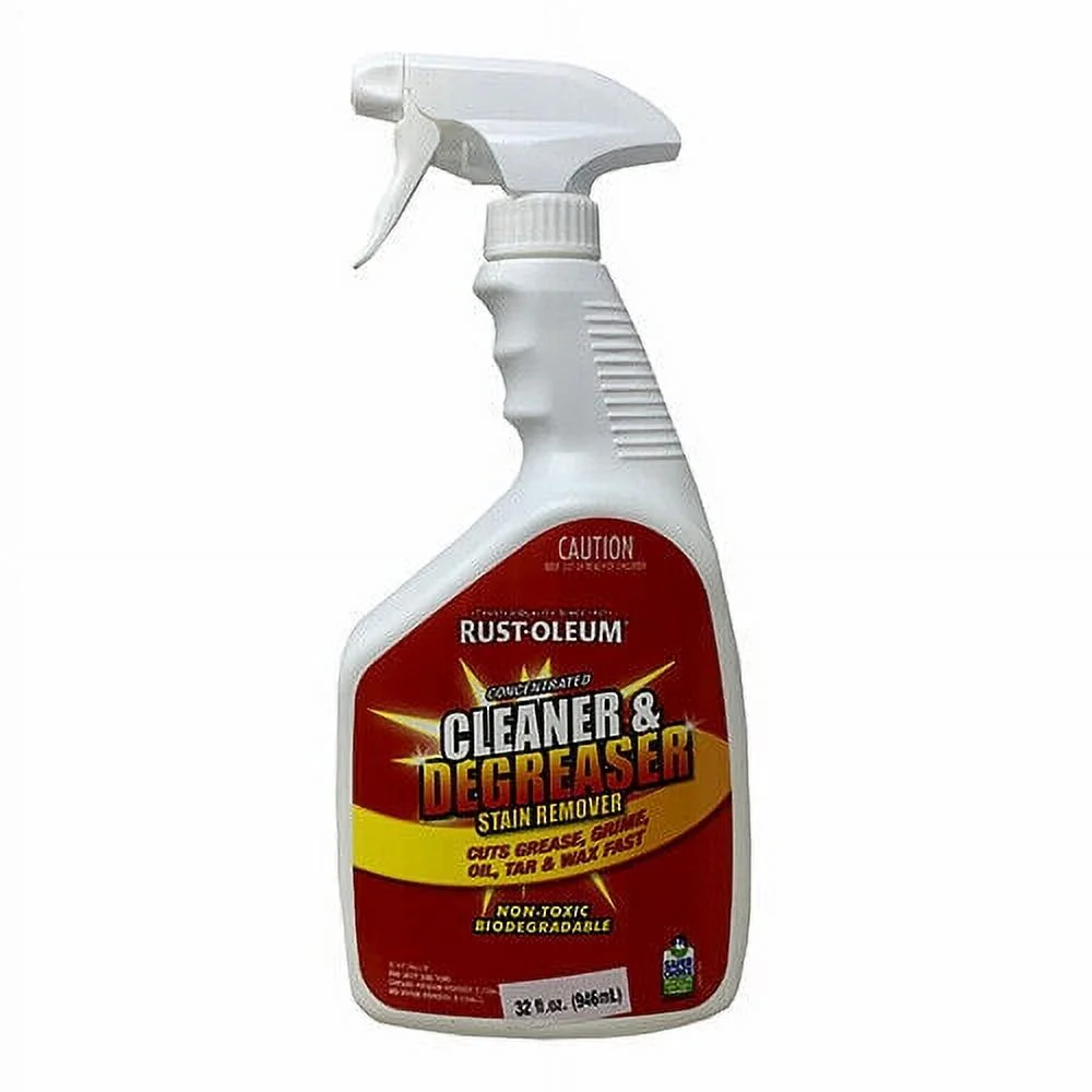 Cleaner Degreaser Stain Remover Oil Tar Concentrated Non-Toxic 32oz - 2 Pack