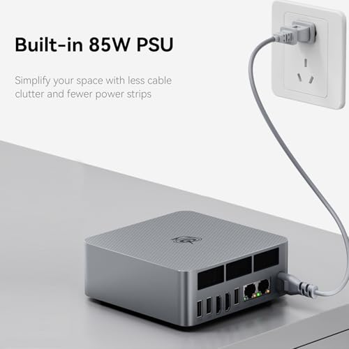 Beelink Mini PC SER5 with AMD Ryzen 5 5500U Mini Computer(6C/12T, up to 4.0GHz), 32GB DDR4 500GB NVMe SSD, Desktop PC 4K HD Dual Display HDMI/DP1.4/WiFi 6/Bluetooth 5.2/2.5Gbps Ethernet