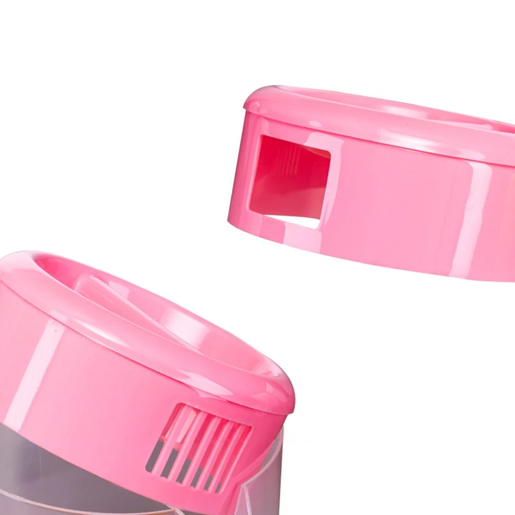 Measuring Kettle with Scale Beverage Storage Container with Lid Heat Resistant Cold Water Jug Plastic Juice Pitcher (5000ml Pink)